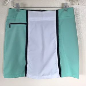 Lopez Mint Green White Golf skort Size 6